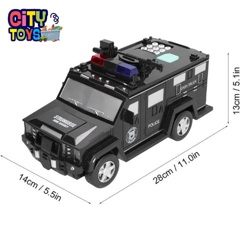 Smart Music Password Banknote Car Toy Piggy Bank with Light Electronic Money Bank Toy Car YH