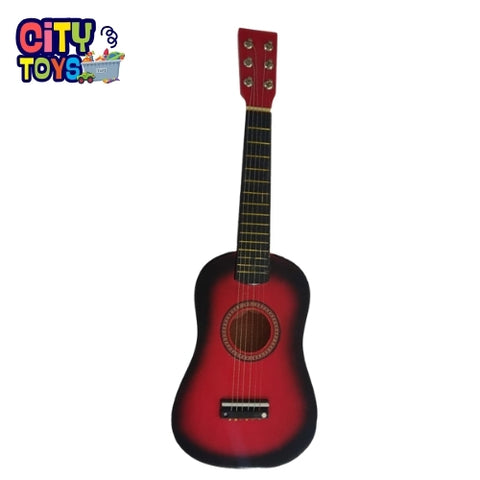 23-Inch Red Acoustic Guitar Starter Kit for Beginners - High-Quality Sound and Durable Material