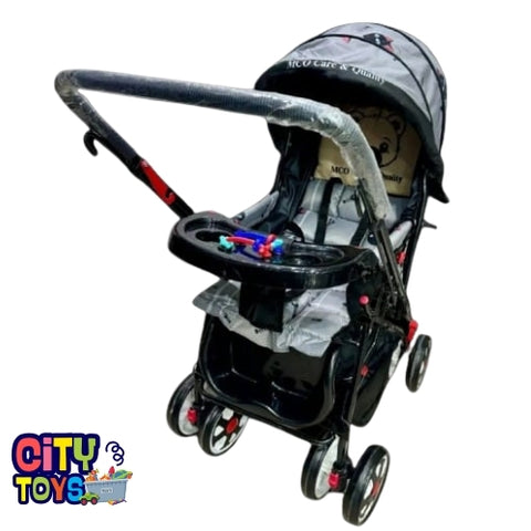Deluxe Pram and Newborn Baby Stroller with Foldable Seat, the Ultimate Travel Companion for Discerning Parents